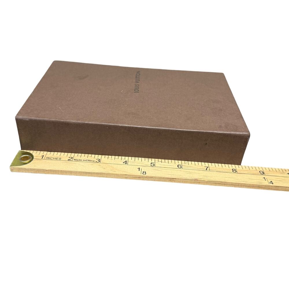 Louis Vuitton Empty Rectangular Brown Gift Box Le… - image 7